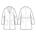 5161, Women's 37.5" Lab Coat