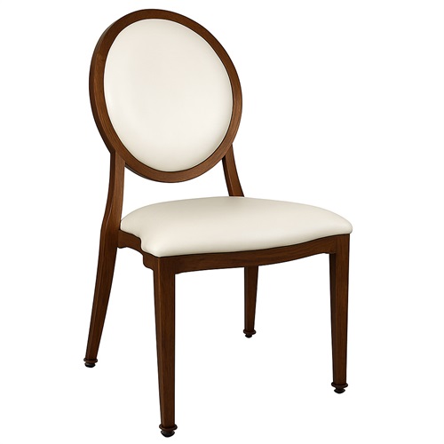 Astoria Wood-Look Metal Side Chair