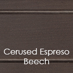 Cerused Espresso Beech Finish