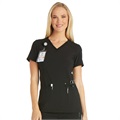 Cherokee iFlex V-Neck Knit Panel Top