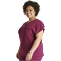 Dolman Sleeve V-Neck Scrub Top