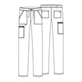 CKA186, Men's Cargo Scrub Pant