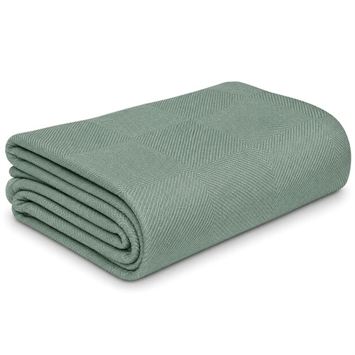 Heritage Spread Blanket, Aloe Green