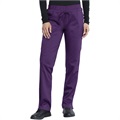 Mid Rise Tapered Leg Drawstring Scrub Pant
