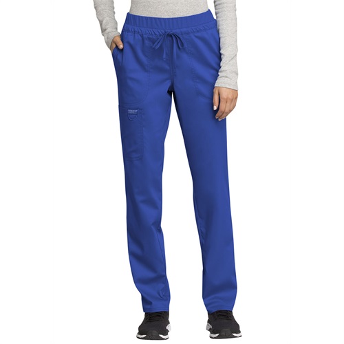 Mid Rise Tapered Leg Drawstring Scrub Pant