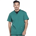 WW Professionals Men's V-Neck Scrub Top, Tall