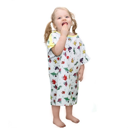 Fun Fish Pediatric IV Gown