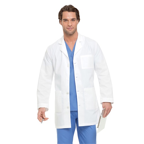 Men's 5-Pocket Mid-Length Lab Coat