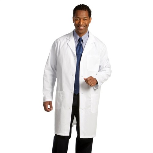 Men's Medium Length Lab Coat