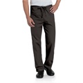 Unisex Straight-Leg Scrub Pants, Black