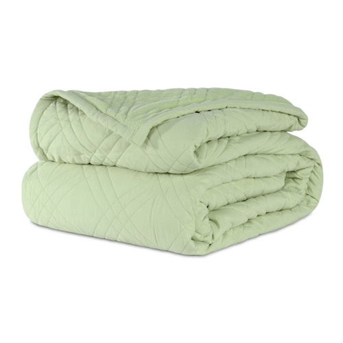 CozyCare Classic Bedspread, Spa Green